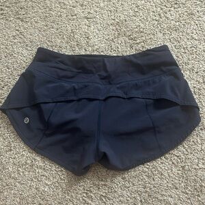 Navy lululemon Speed Up low rise